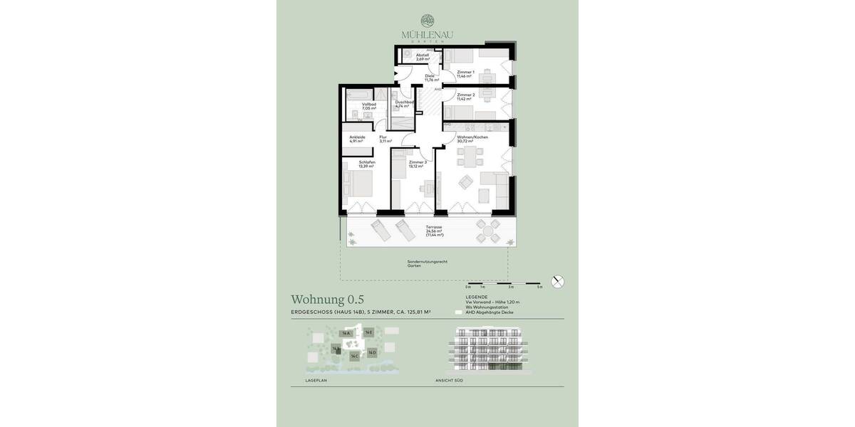 Etagenwohnung Pinneberg - 5 Zimmer, 125 m&sup2;, 699.000&euro; | Angebot:25745628