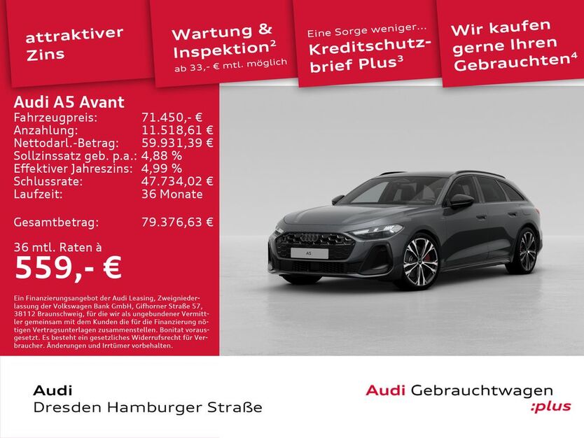 Audi A5 6.000 km 71.450 € Dresden 01067