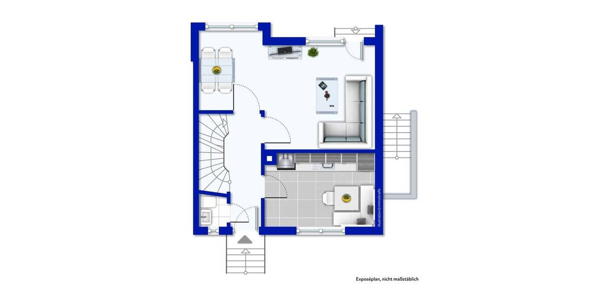 Reihenendhaus Giengen - 4 Zimmer, 82 m&sup2;, 168.000&euro; | Angebot:26247296
