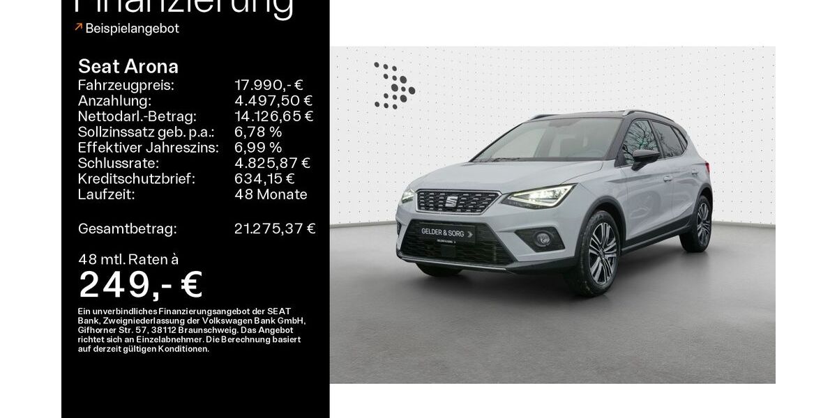 Seat Arona 50.938 km 17.990 &euro; Haßfurt 97437