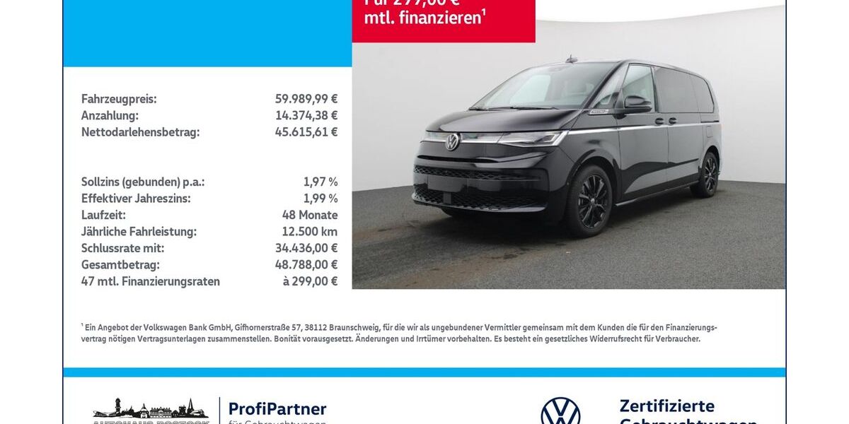 VW T7 Multivan 21.800 km 59.500 &euro; Rostock 18146