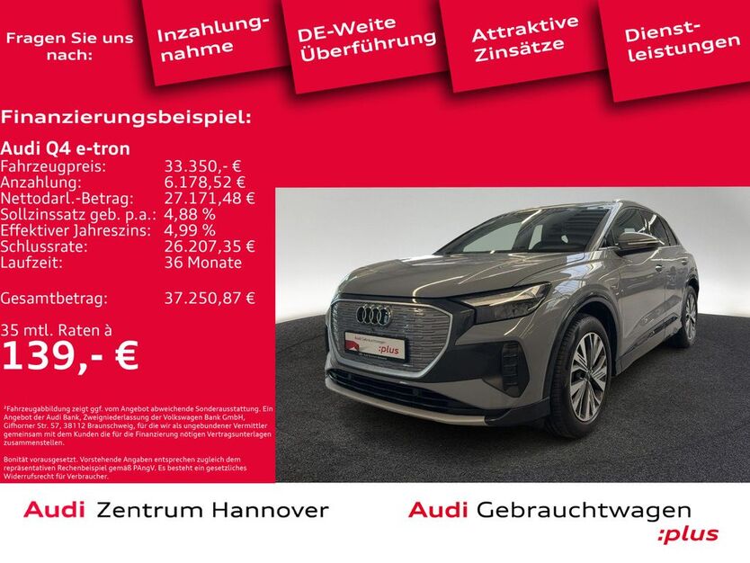 Audi Q4 e-tron 28.145 km 32.350 € Hannover 30179