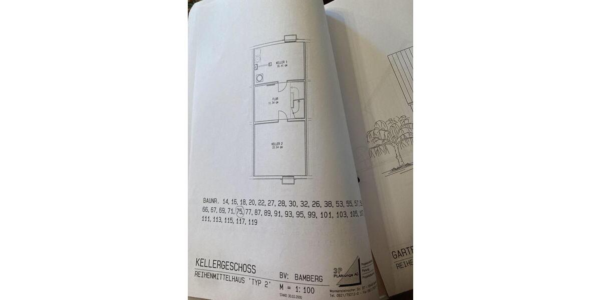 Reihenhaus Bamberg Gereuth - 5 Zimmer, 126 m&sup2;, 525.000&euro; | Angebot:26090018