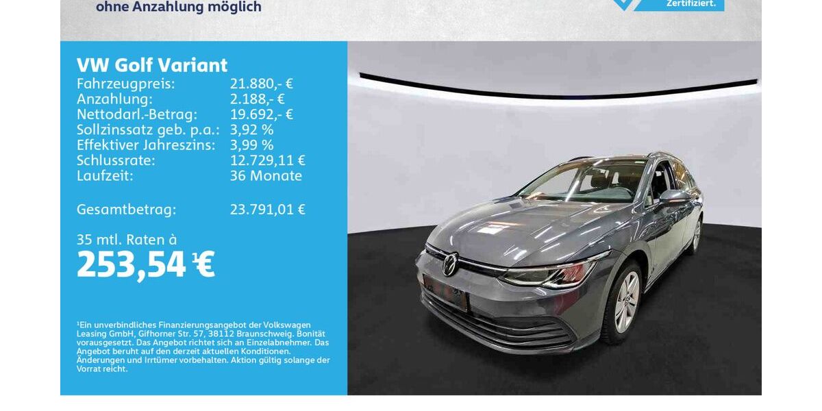 VW Golf 39.500 km 21.880 &euro; Kitzingen 97318
