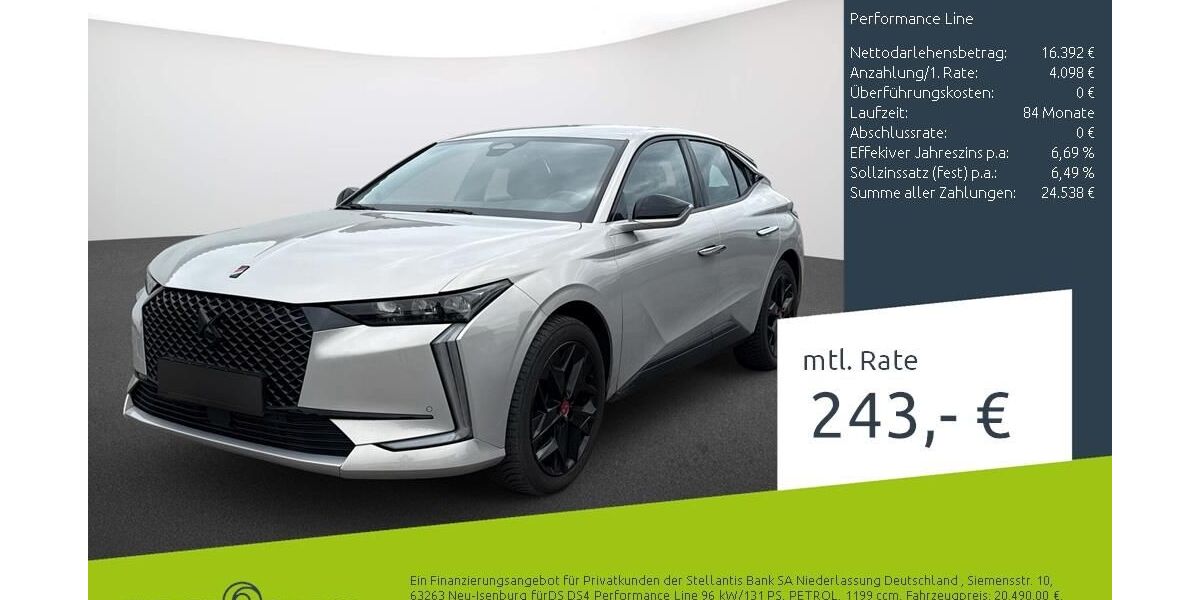 DS Automobiles DS4 44.253 km 20.490 &euro; Dülmen 48249