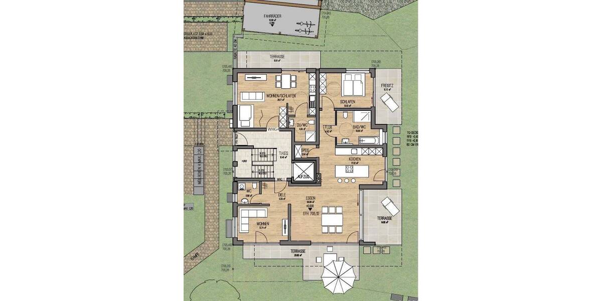 Etagenwohnung Garmisch-Partenkirchen Garmisch - 3 Zimmer, 123 m&sup2;, 1.349.500&euro; | Angebot:26433382