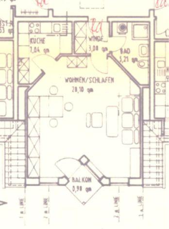 Dachgeschoßwohnung Roding - 1 Zimmer, 43 m&sup2;, 135.000&euro; | Angebot:26592052