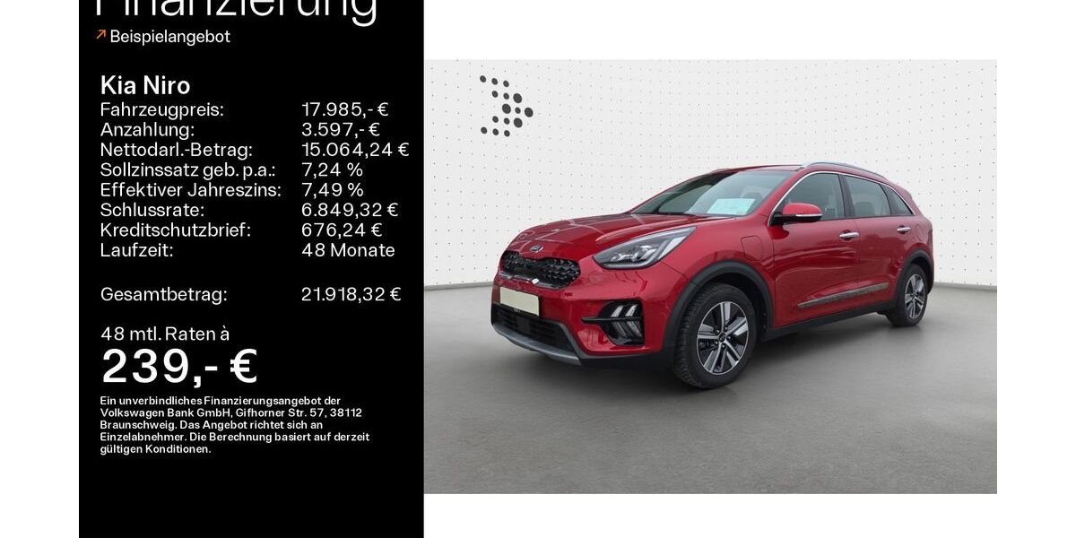 Kia Niro 45.000 km 17.985 &euro; Büdingen-Düdelsheim 63654