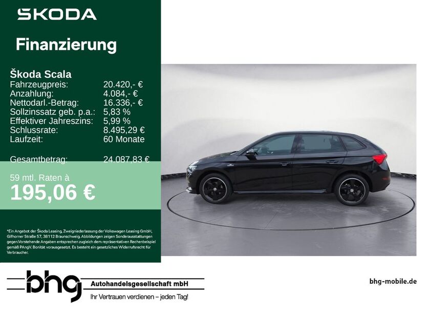 Skoda Scala 49.277 km 20.420 € Freudenstadt 72250