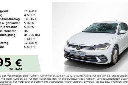 VW Polo 34.304 km 15.450 &euro; Köthen 06366