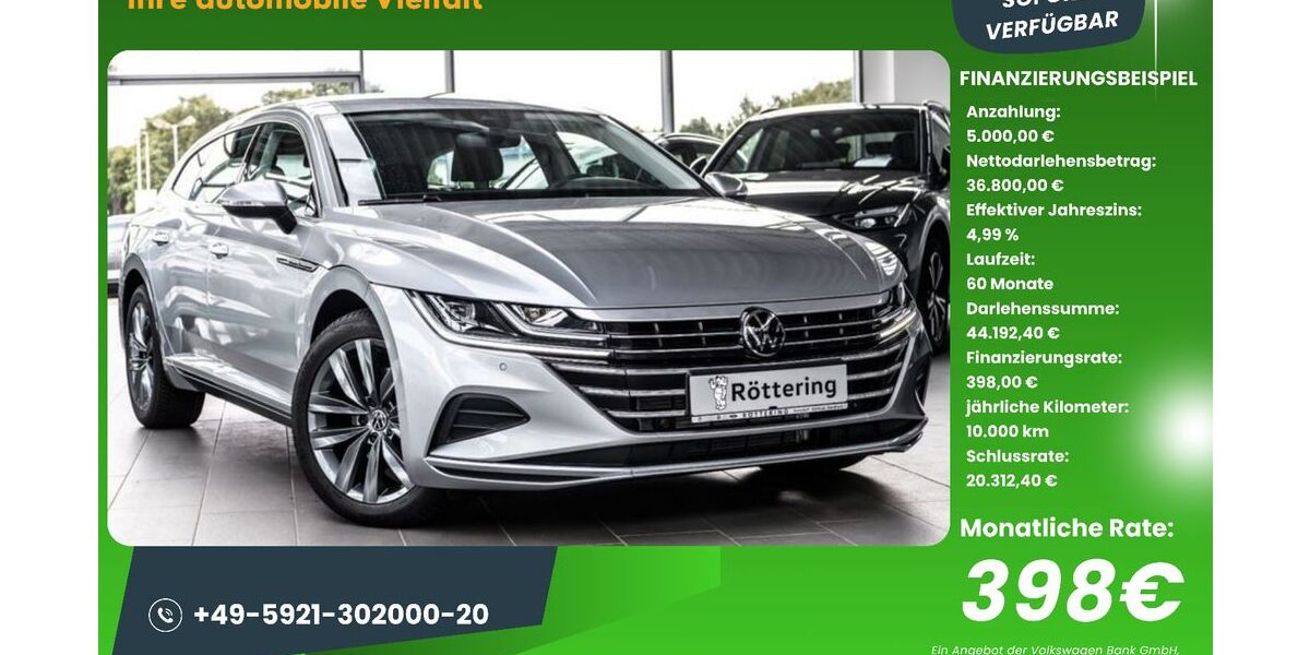 VW Arteon 1.250 km 40.800 &euro; Schüttorf 48465