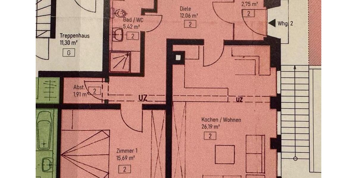 Erdgeschoßwohnung Löffingen - 2 Zimmer, 64 m&sup2;, 139.000&euro; | Angebot:25641439