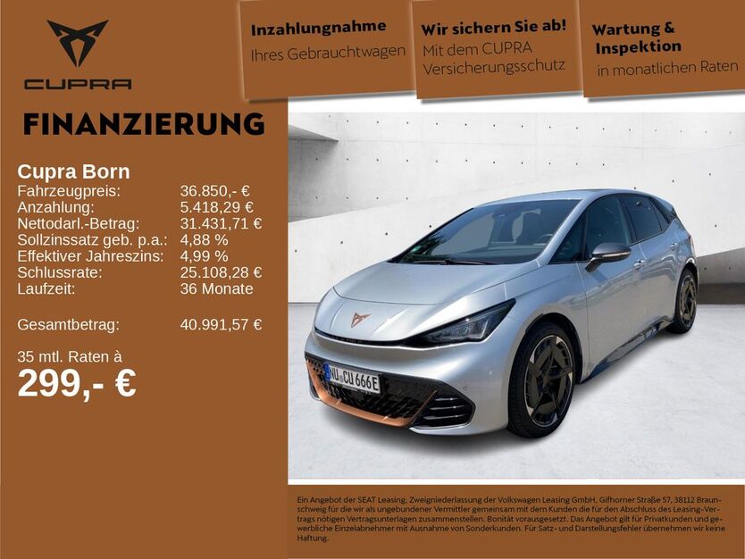 Cupra Born 9.901 km 36.850 € Neu-Ulm 89231