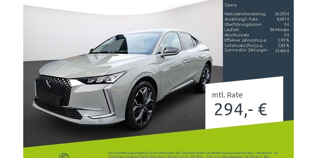 DS Automobiles DS4 20.081 km 28.990 &euro; Borken 46325