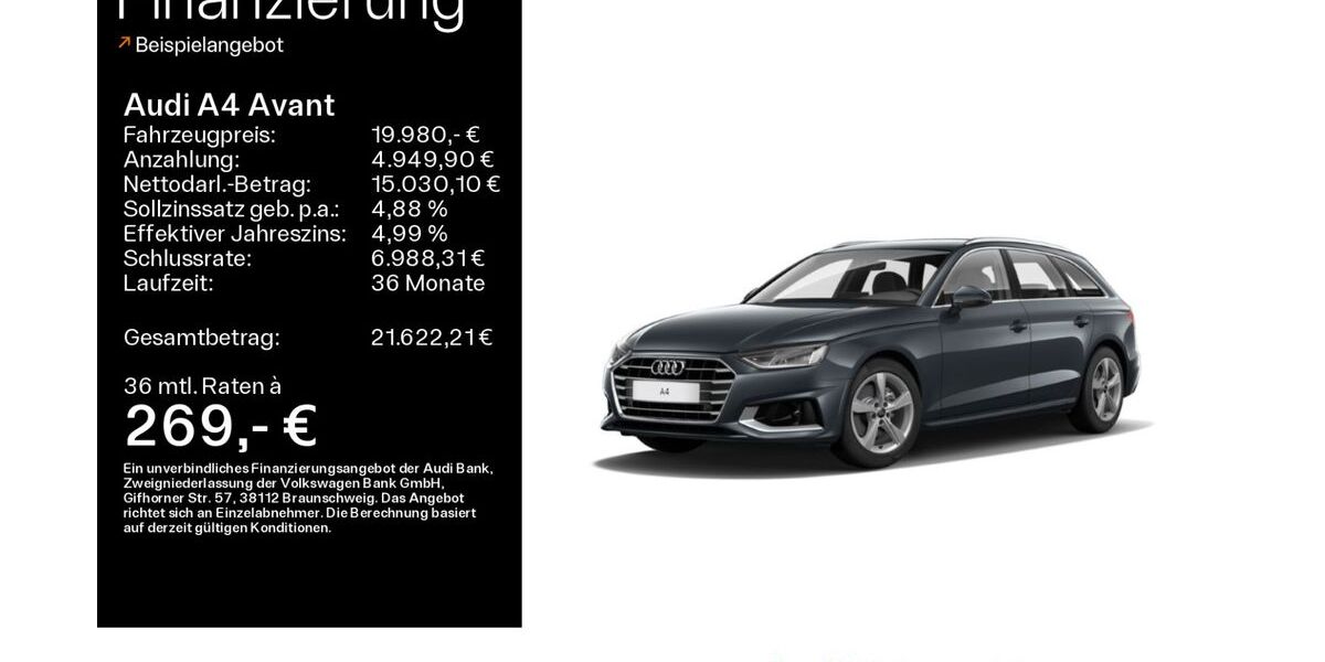 Audi A4 104.614 km 19.980 &euro; Haßfurt 97437