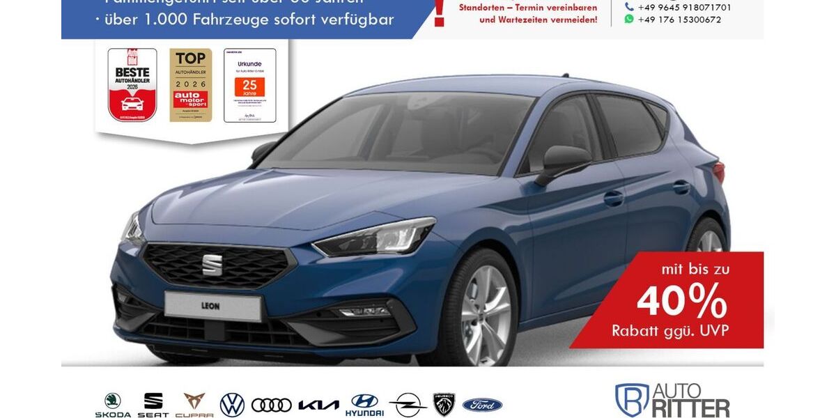 Seat Leon 1.482 km 28.490 &euro; Eschenbach 92676