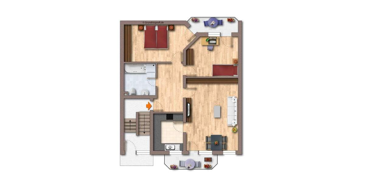 Etagenwohnung Böhl-Iggelh Iggelh - 3 Zimmer, 84 m&sup2;, 269.000&euro; | Angebot:25772072