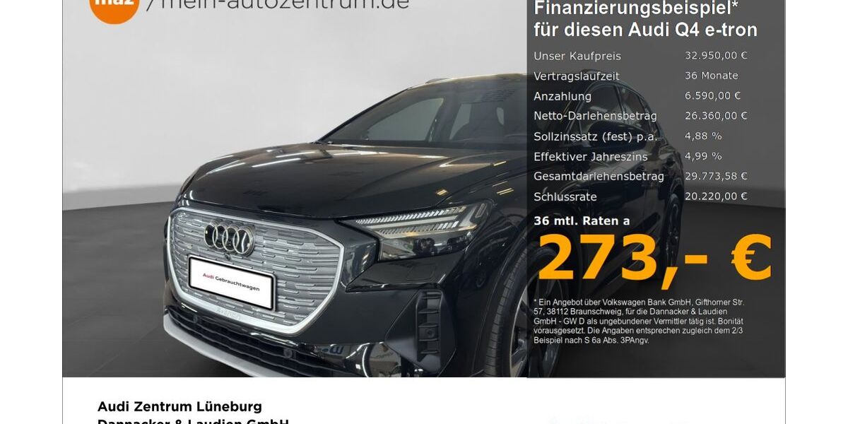 Audi Q4 e-tron 55.130 km 32.950 &euro; Lüneburg 21337