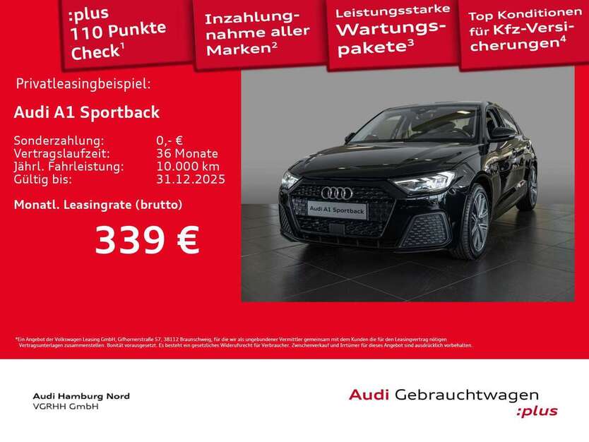 Audi A1 1.890 km 25.291 € Hamburg 22419