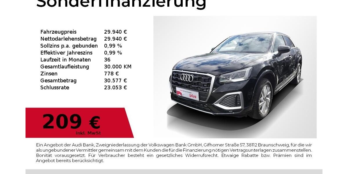Audi Q2 23.166 km 29.590 &euro; Erlangen 91058