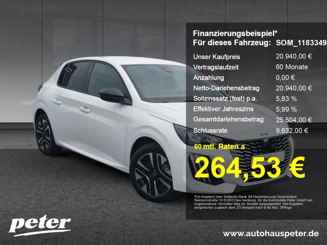 Peugeot 208 5.000 km 20.940 &euro; Nordhausen 99734