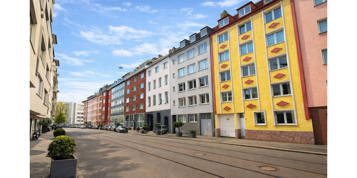 Etagenwohnung Düsseldorf Pempelfort - 2 Zimmer, 48 m&sup2;, 209.000&euro; | Angebot:26343494