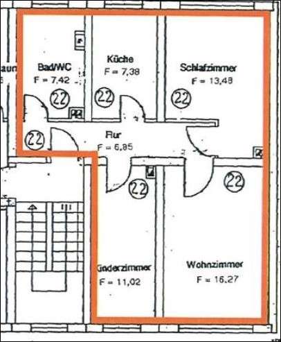 In 5 Minuten am See, in 30 Minuten per S - Bahn am Markt! 3 zimmer