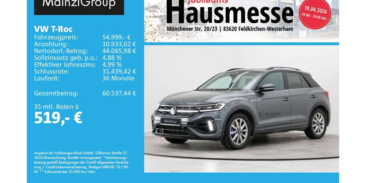VW T-Roc 15.000 km 49.999 &euro; Feldkirchen-Westerham 83620