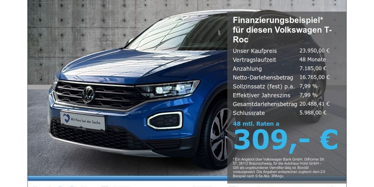 VW T-Roc 25.120 km 23.950 &euro; Scheeßel 27383