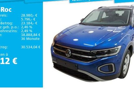 VW T-Roc 20.956 km 28.980 &euro; Hanau 63452