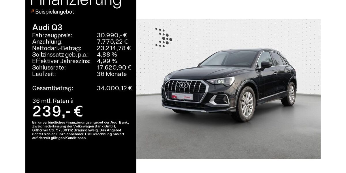 Audi Q3 29.664 km 30.990 &euro; Schweinfurt 97424
