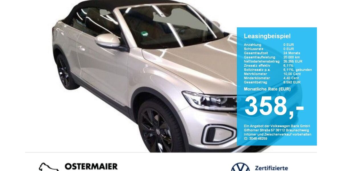 VW T-Roc 6.490 km 35.355 &euro; Mühldorf am Inn 84453