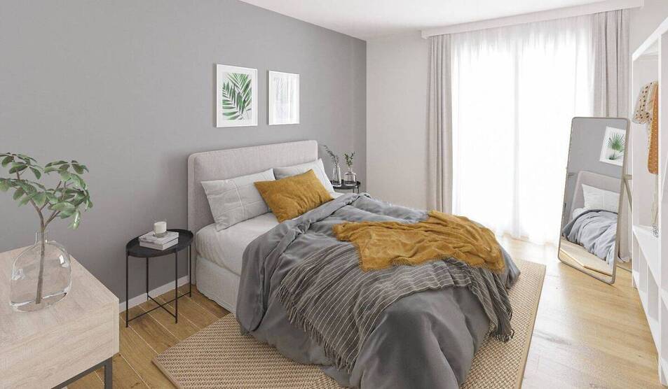 Helle Wohnung mit Balkon zum Garten 4 zimmer