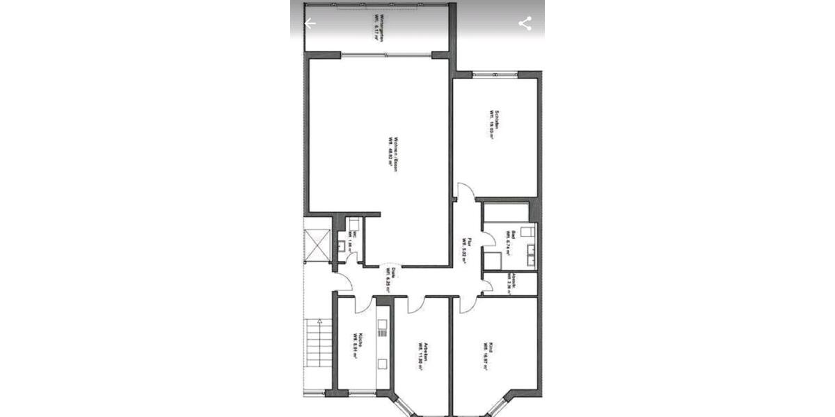 Etagenwohnung Mannheim Innenstadt - 4 Zimmer, 134 m&sup2;, 1.945&euro; | Angebot:26626716