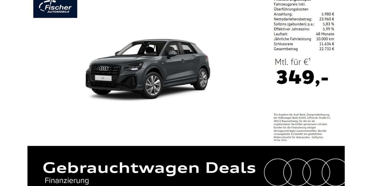Audi Q2 52.295 km 29.940 &euro; Pilsach 92367