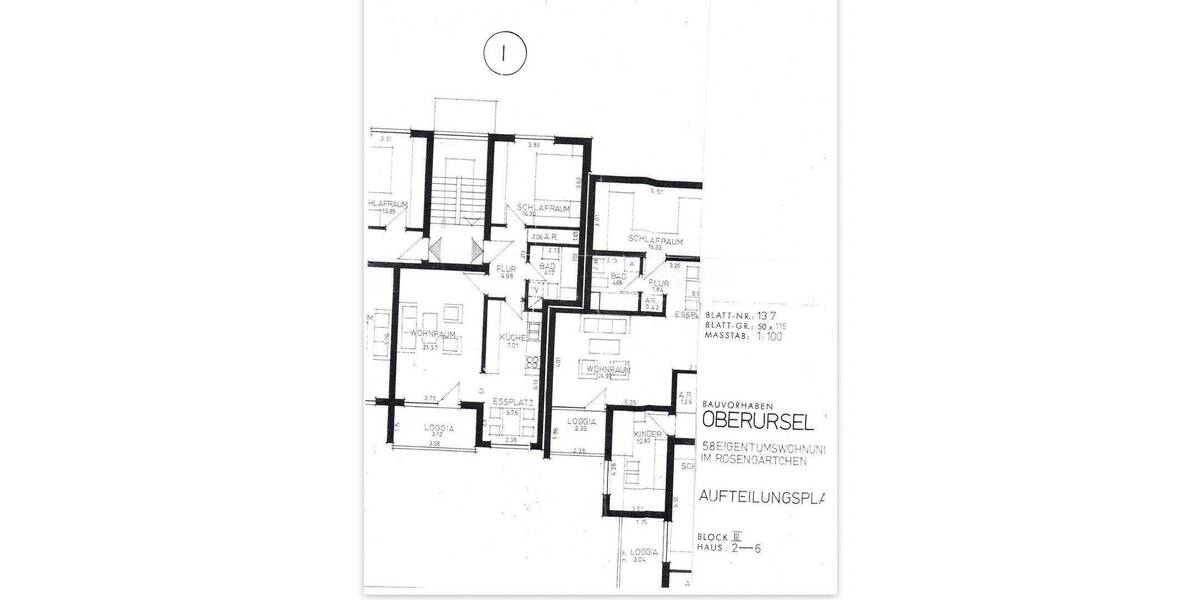 Etagenwohnung Oberursel - 2 Zimmer, 64 m&sup2;, 930&euro; | Angebot:26820011