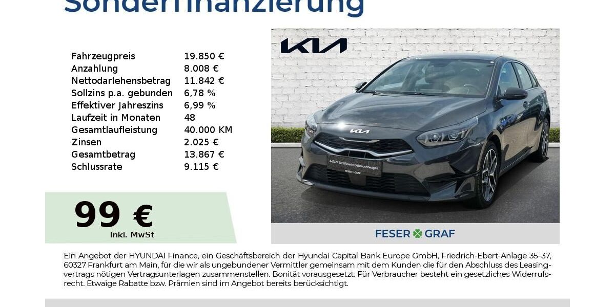 Kia ceed / Ceed 34.577 km 19.850 &euro; Roth 91154