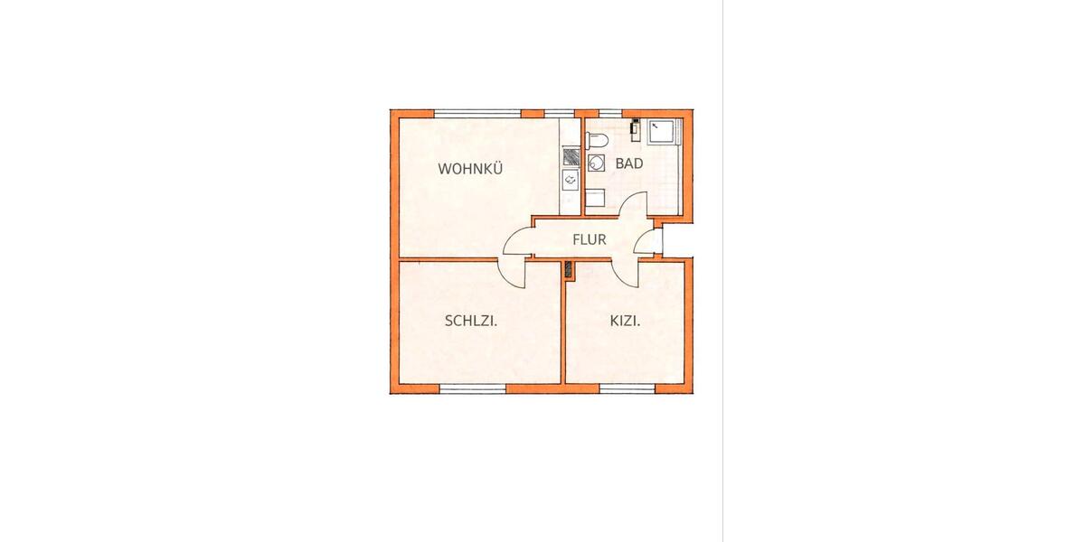 Etagenwohnung Weißenhorn - 2 Zimmer, 55 m&sup2;, 179.000&euro; | Angebot:26228342