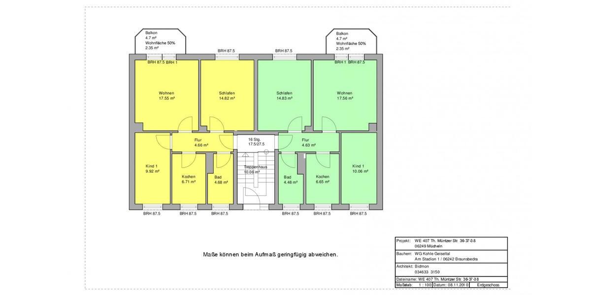 Schöne 3-Raumwohnung in grüner Lage! 3 zimmer