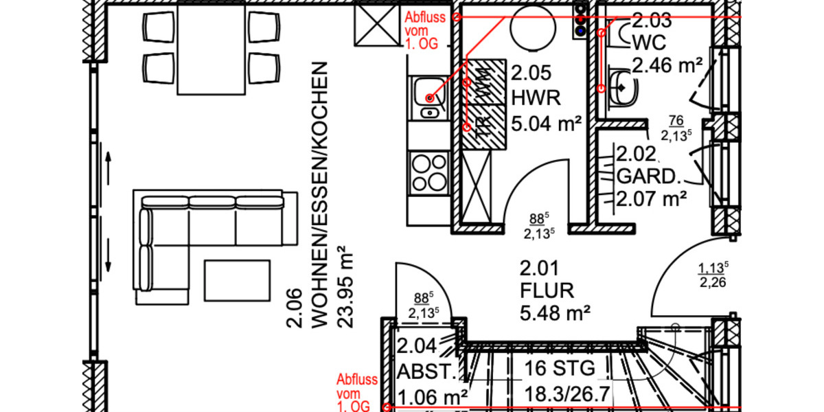 Reihenhaus Wolfsburg Alt-Wolfsburg - 4 Zimmer, 121 m&sup2;, 1.310&euro; | Angebot:25367190