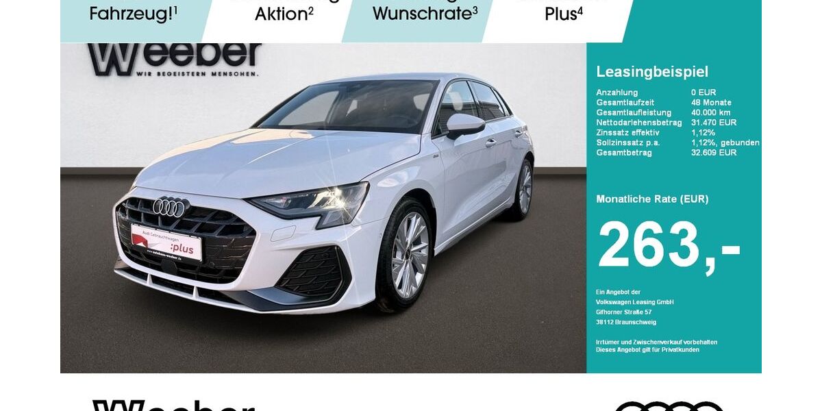 Audi A3 27.278 km 30.790 &euro; Weil der Stadt 71263