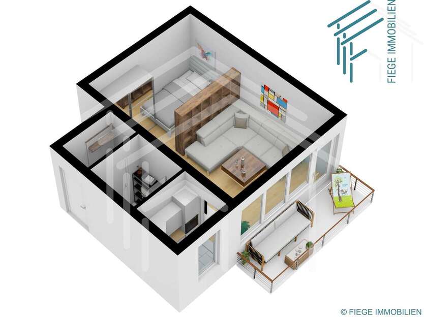 Wohnung zum Mieten in Neu-Isenburg 505 € 33 m² 1 zimmer