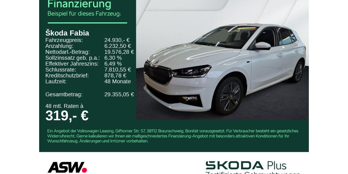 Skoda Fabia 10.700 km 24.930 &euro; Heilbronn 74076