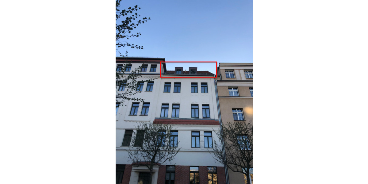 Dachgeschoßwohnung Leipzig Ost - 2 Zimmer, 56 m&sup2;, 165.000&euro; | Angebot:25087777