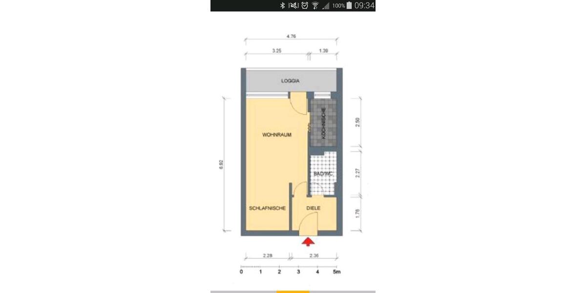 Etagenwohnung Ingolstadt Friedrichshofen-Hollerstauden - 1 Zimmer, 33 m&sup2;, 139.000&euro; | Angebot:26153380