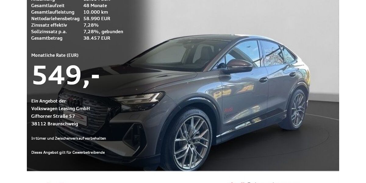 Audi Q4 e-tron 7.500 km 58.990 € Baden Baden 76532