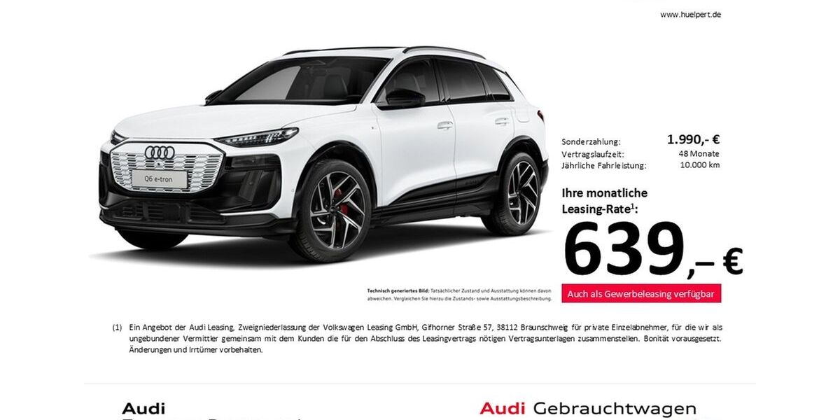 Audi Q6 e-tron 10.041 km 74.513 &euro; Dortmund 44143