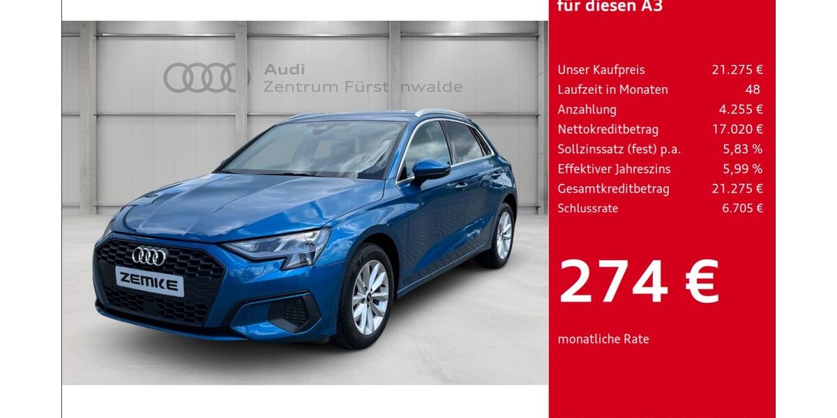 Audi A3 84.519 km 21.275 &euro; Oranienburg 16515