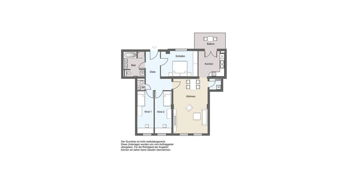 Etagenwohnung Leipzig Gohlis-Mitte - 4 Zimmer, 103 m&sup2;, 380.000&euro; | Angebot:25536291