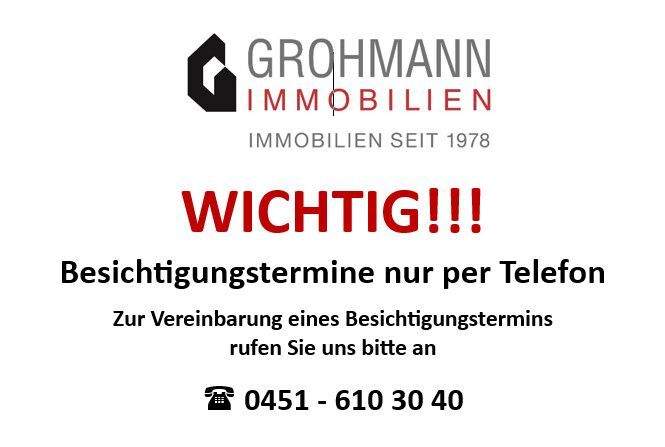 Etagenwohnung Lübeck St. Jürgen - 2 Zimmer, 46 m&sup2;, 460&euro; | Angebot:25409994